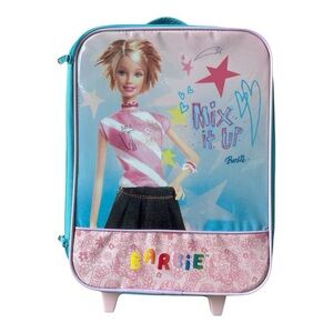 VTG Mattel Toys Barbie Doll Rolling Suitcase